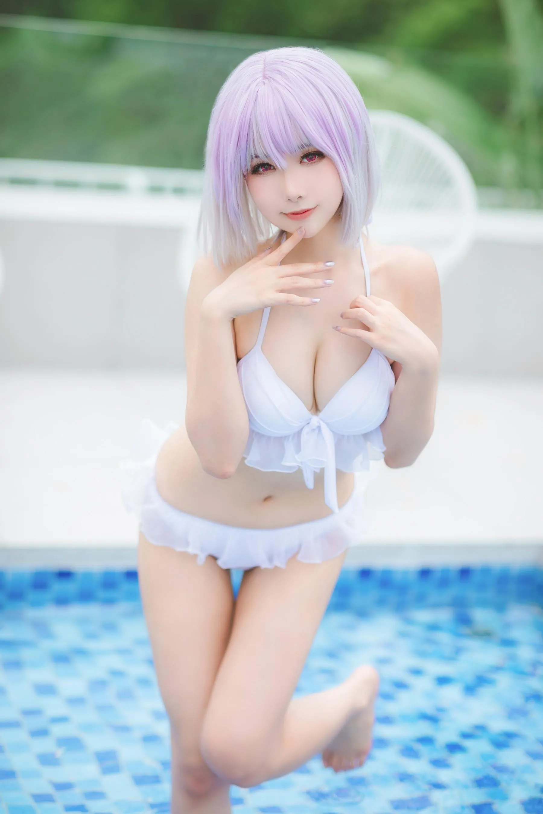 Momoko葵葵 – NO.35 瓜希酱 SSSS.GRIDMAN 宝多六花新条茜 泳装 [55P]插图8